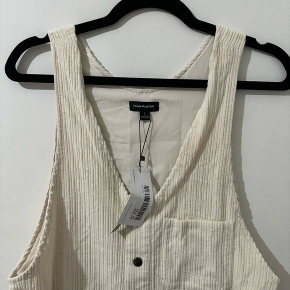 NEW FRANK & OAK CORDUROY PINAFORE DRESS - Picture 2 of 8
